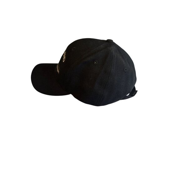 Macs Island Baseball Cap By Falcon Headwear Black Adjustable Strap Cotton Hat Au - Picture 3 of 7